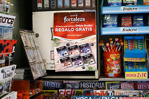 Publicidad en Kioscos: Caf� Fortaleza